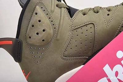 OLIVE HighQuality MEDIUM 6 AIR CN1084- TRAVIS JORDAN 681 SCOTT 4740 - 0821